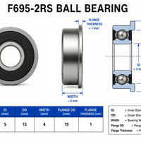 HoneyBadger Chrome Steel Bearings