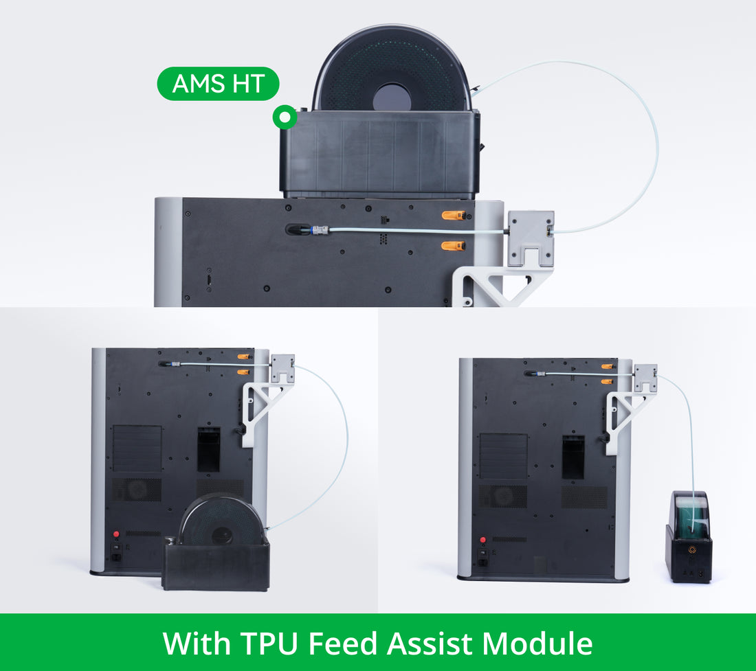Bambu lab TPU Feed Assist Module for H2/X1/P1/X2D