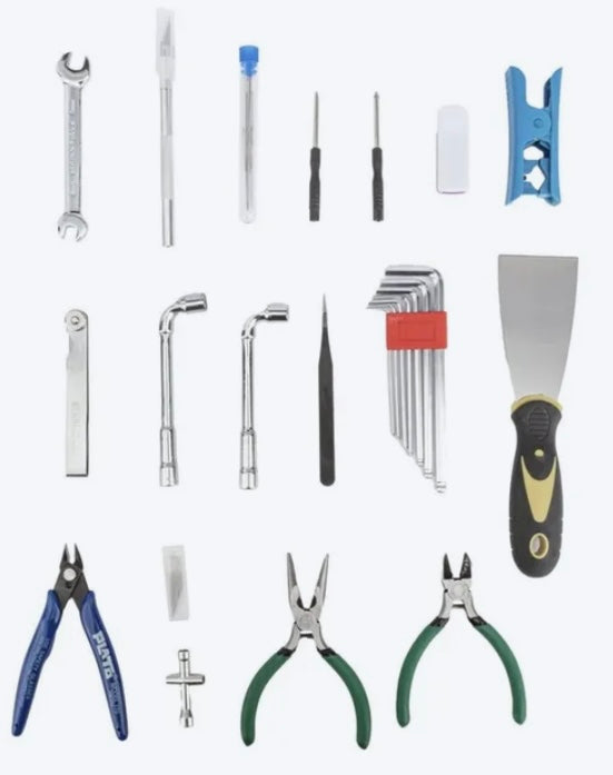 3D Printer Tool Box Kit 18pcs by HoneyBadger