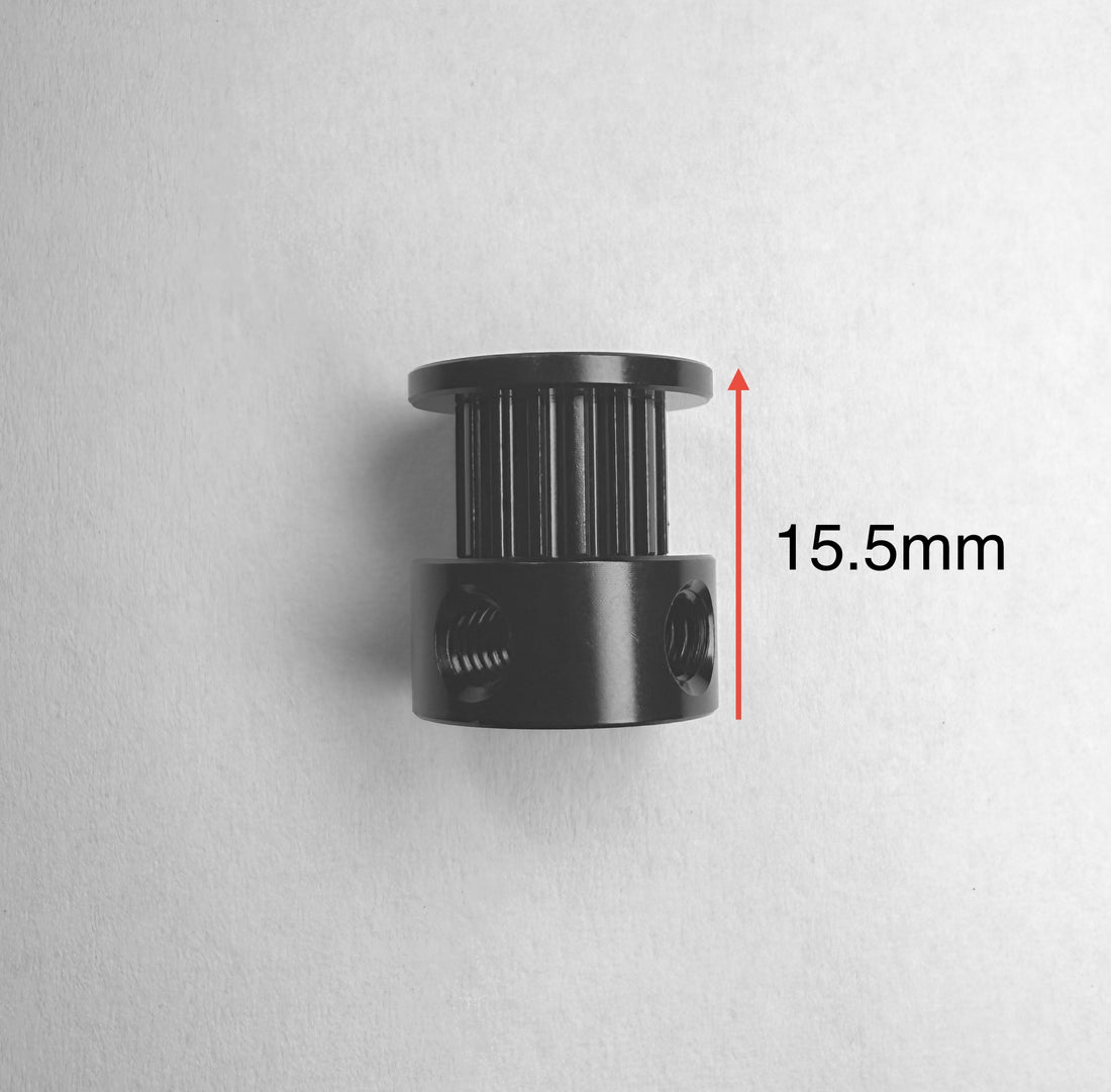 2MGT 5 mm bore toothed pulleys & idlers by Fabreeko