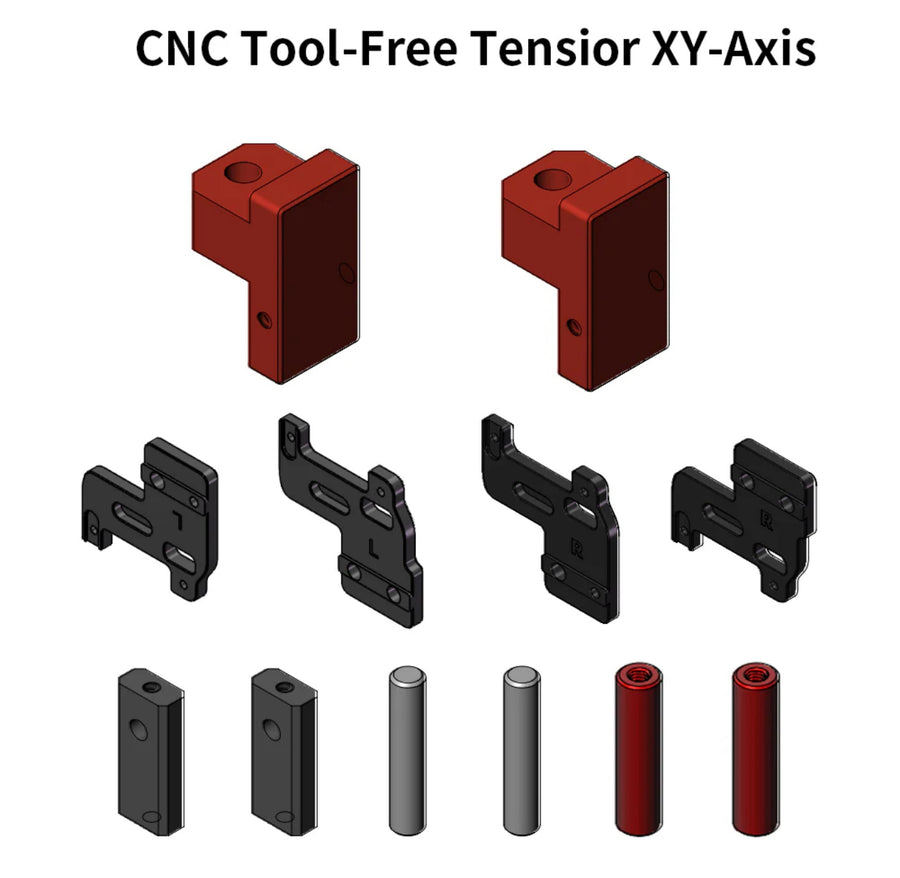 v2.4 cnc parts by Fysetc new v2.0 version
