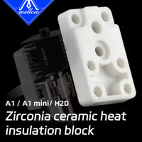 Bambu Lab A1/A1 Mini  and H2 series Ceramic (zirconia) Insulator Block Kit For Hotend