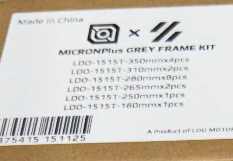 Holiday special Micron+  185mm Starter Bundle with LDO parts