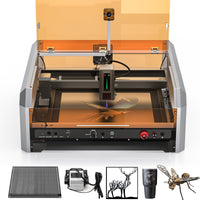 L8 Laser Engraver Machine, 20W/40W Power, 40000mm/min High Speed All-in-one, Air Assist, Lightburn Camera