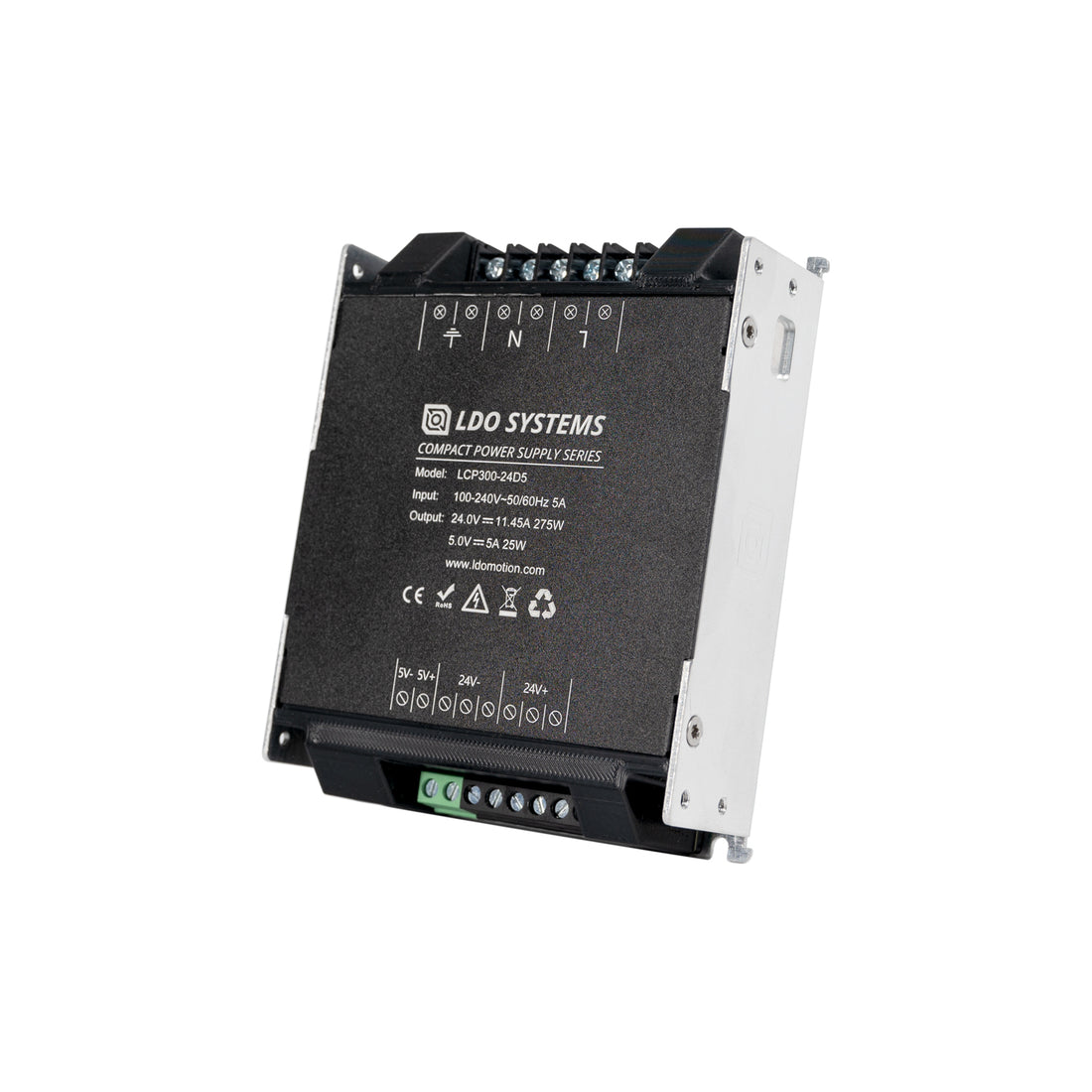 LDO LCP300-24D5 compact power supply 24V and 5V 300w