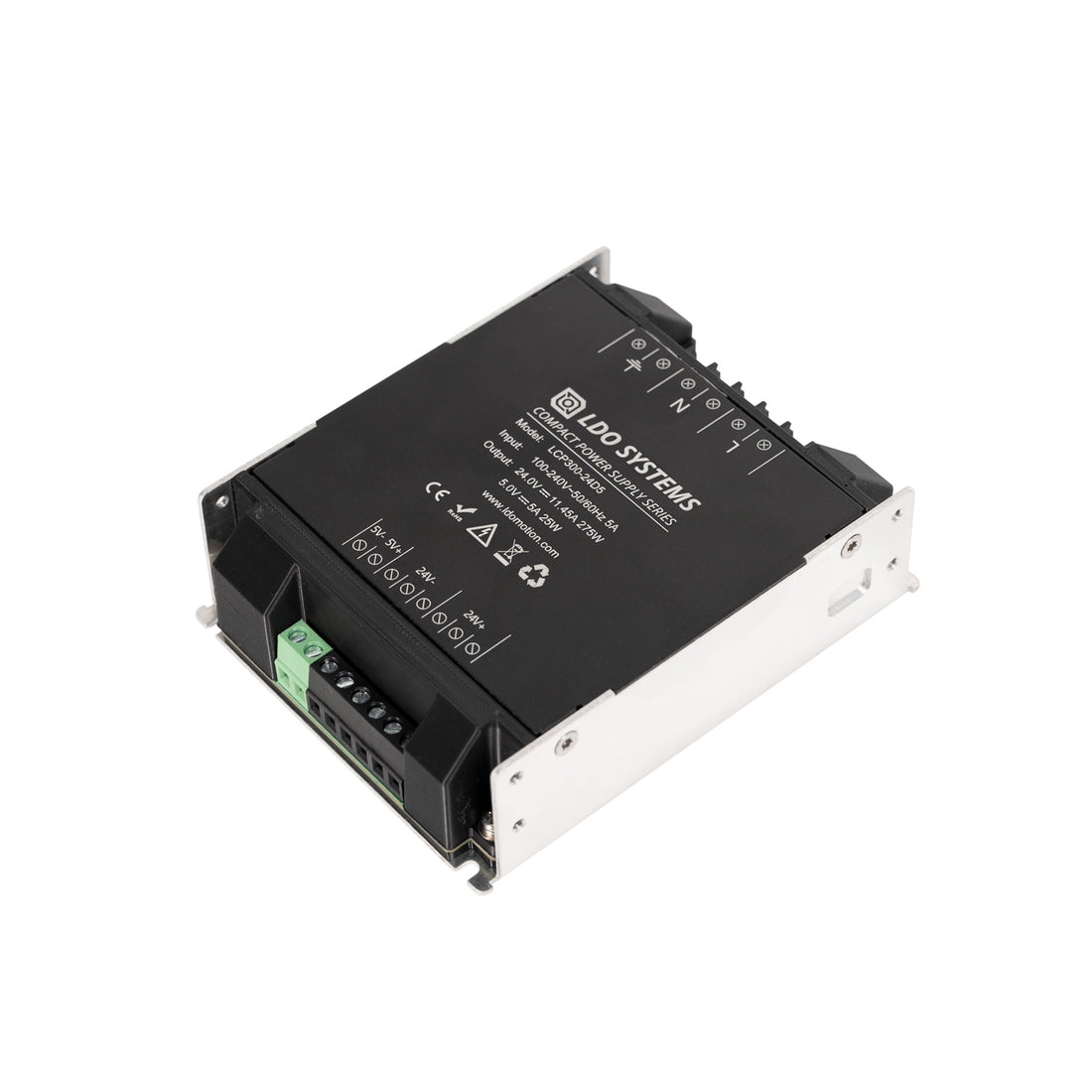 LDO LCP300-24D5 compact power supply 24V and 5V 300w