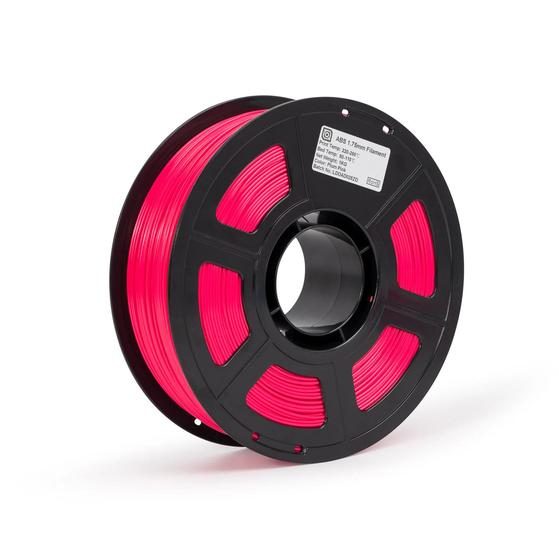 Plum Pink ABS by LDO filament 1kg spool AMS friendly