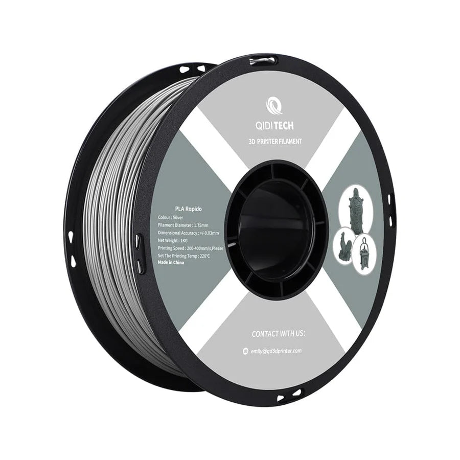 Qidi PLA Rapido 1.75 mm Filament 1kg spools