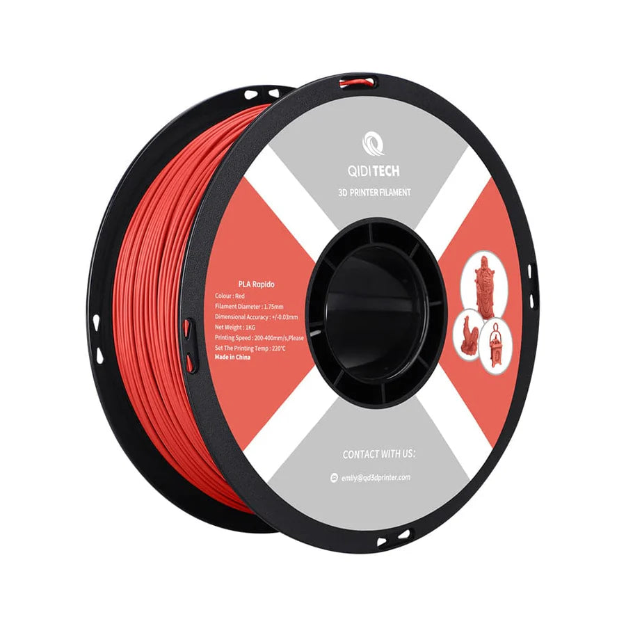 Qidi PLA Rapido 1.75 mm Filament 1kg spools