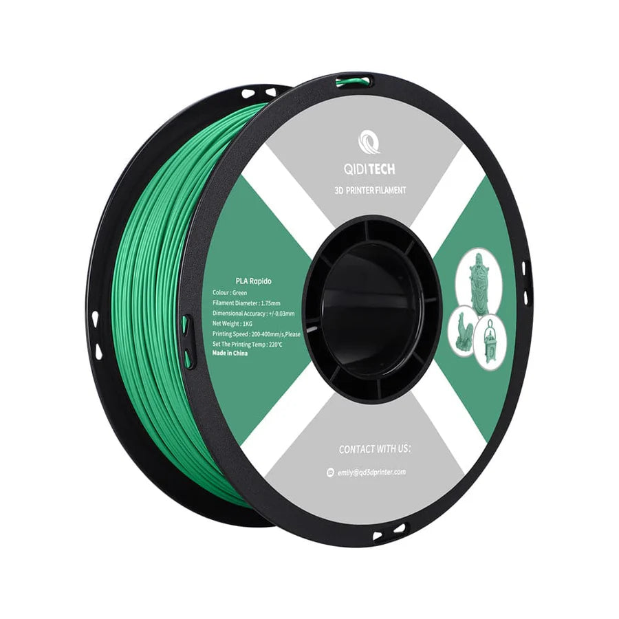 Qidi PLA Rapido 1.75 mm Filament 1kg spools