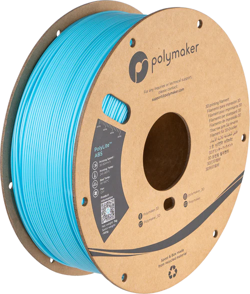 Polymaker  PolyLite ABS 1.75mm 1KG roll Light Blue