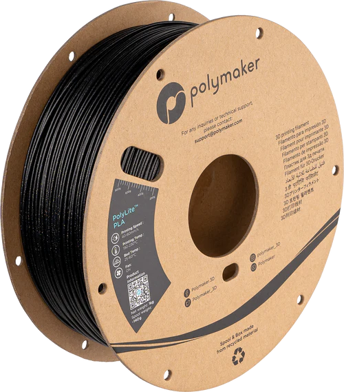 Polymaker PolyLite PLA Galaxy Black 1KG