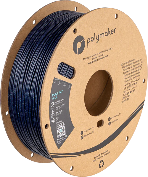 Polymaker PolyLite PLA Galaxy Dark Blue 1KG