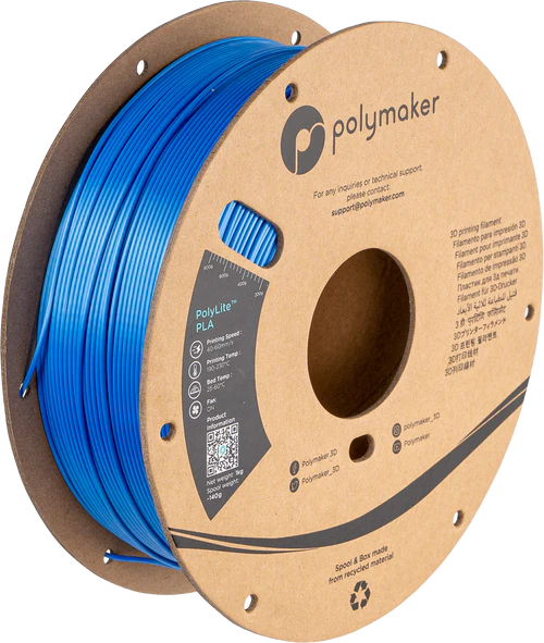 Polymaker PolyLite PLA Silk Blue 1KG