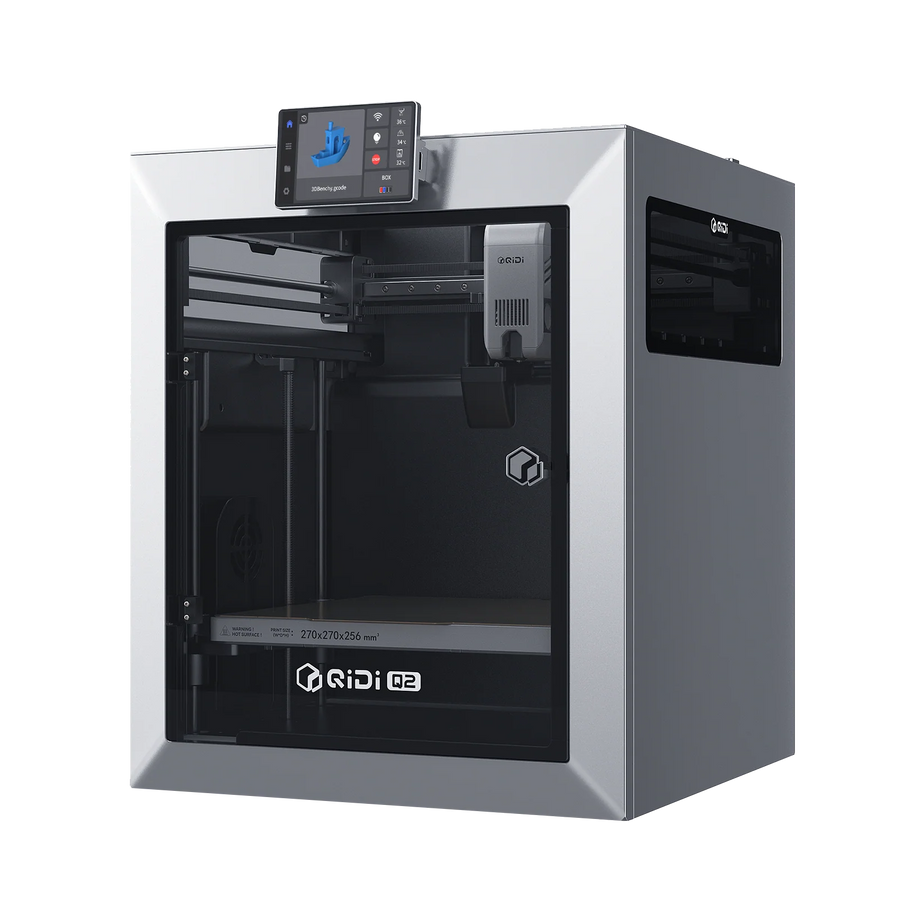 QIDI Q2 3D Printer – Smart Auto-Leveling, Enclosed Heated Chamber, Qidi box Ready