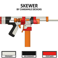 Skewer Foam Blaster - Hardware Kit by Charamile Designs
