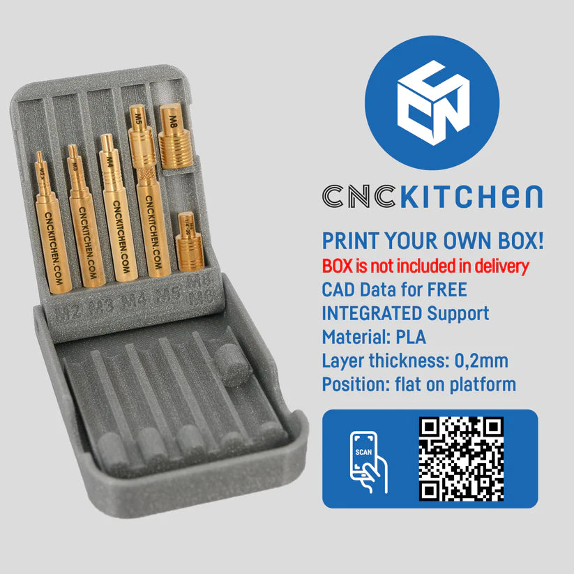 CNC Kitchen Heat insert tool kit for TS100/TS101