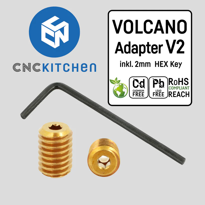 CNC Kitchen Volcano Adapter V2.o