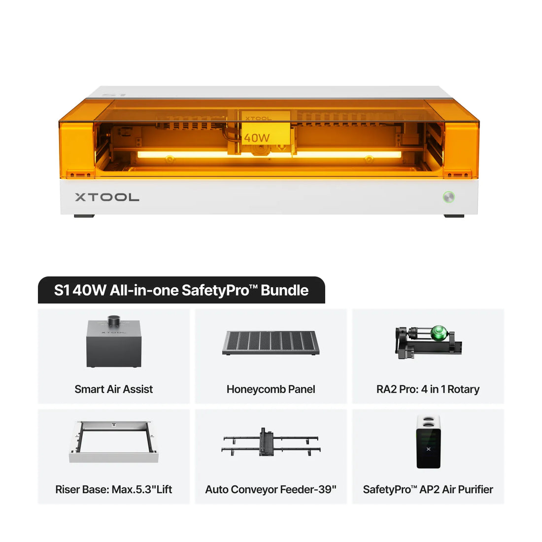 xTool S1 Enclosed Diode Laser Cutter