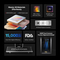 xTool F2 Ultra 60W MOPA & 40W Diode Dual Laser Engraver