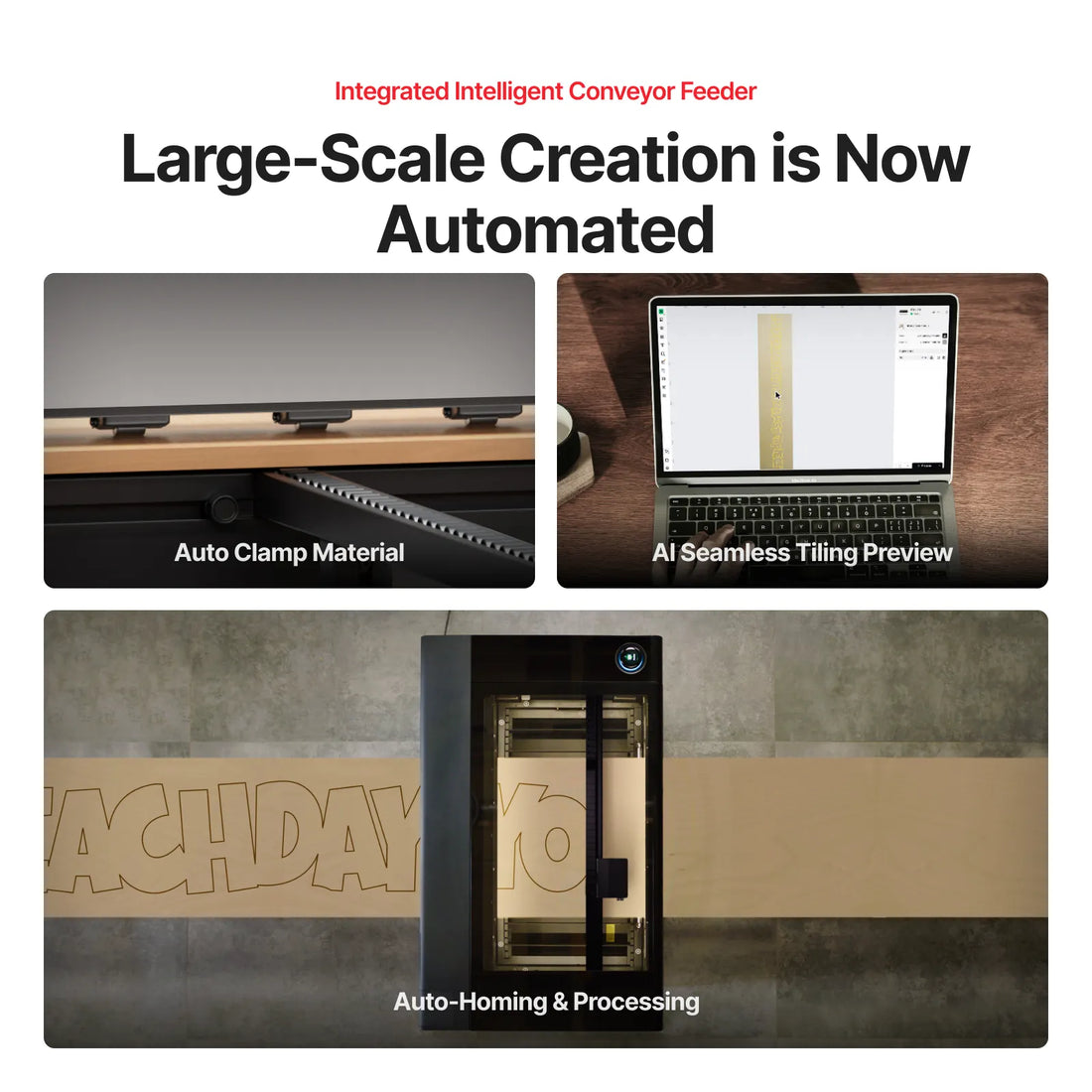 xTool P3 80W Flagship CO2 Laser Cutter with Intelligent Automation