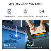 xTool Screen Printer: 1st Screen Printing Solution with Laser
