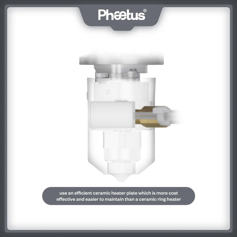 Phaetus neXt G Fiber Hotend Ultra-High-Flow, V6-Compatible