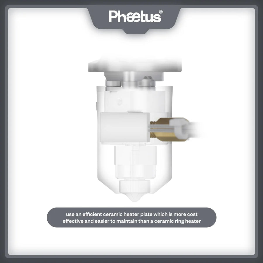 Phaetus neXt G Fiber Hotend Ultra-High-Flow, V6-Compatible