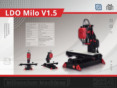 LDO Kit for Millennium Machines Milo V1.5 – Complete CNC Mill Kit for DIY Enthusiasts