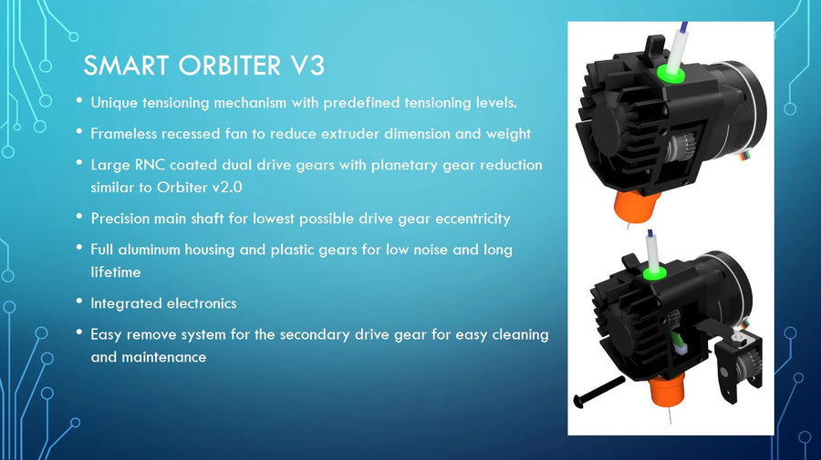 Orbiter 3.0 Extruder with integrated electronics 1.75mm by LDO