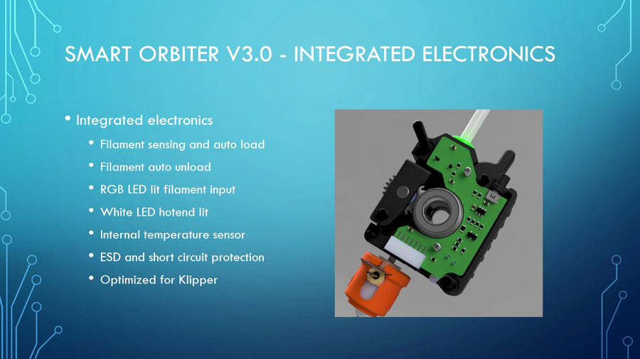 Orbiter 3.0 Extruder with integrated electronics 1.75mm by LDO