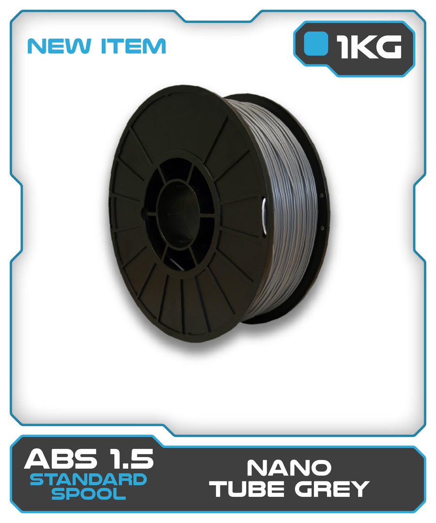 Fusion Filament ABS 1.5 Nano Tube Grey 1K