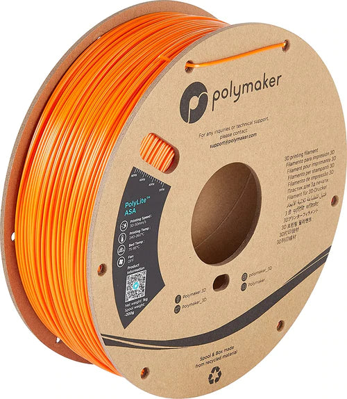 Polymaker  PolyLite ASA 1.75mm 1KG roll Orange