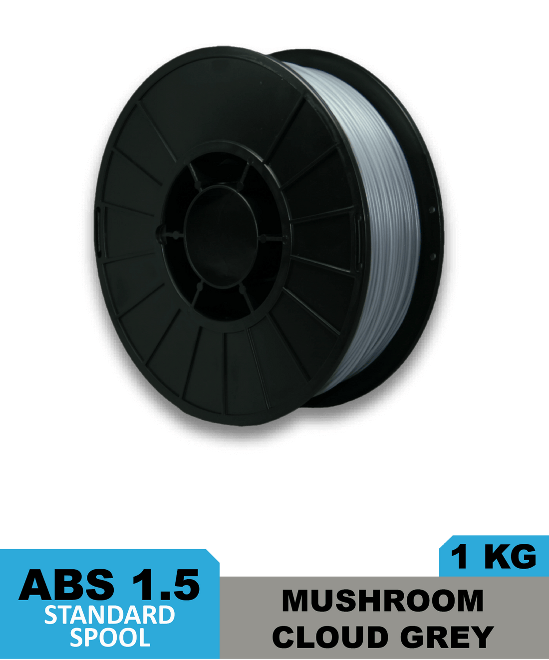Fusion Filament ABS 1.5 Mushroom Cloud Grey 1KG