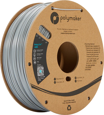 Polymaker  PolyLite ABS 1.75mm 1KG roll Grey