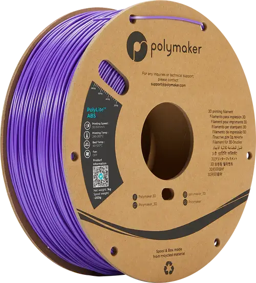 Filament ABS violet pour impression 3D - POLYMIX 3D
