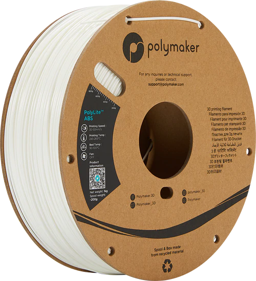 Polymaker  PolyLite ABS 1.75mm 1KG roll white