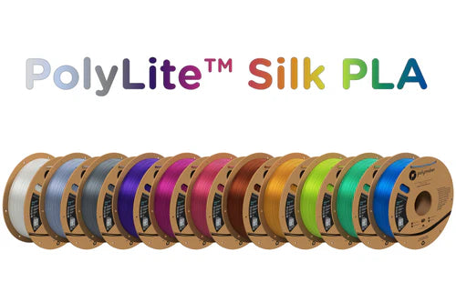 Polymaker PolyLite PLA Silk Lime 1KG Spool