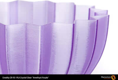 Fillamentum PLA Crystal Clear Amethyst Purple