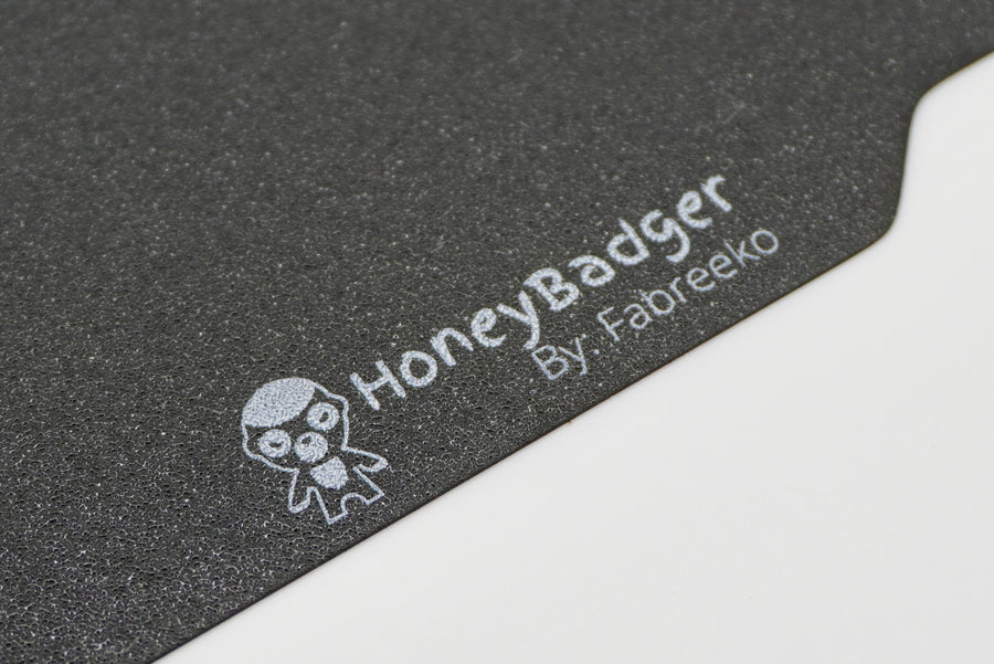 HoneyBadger Zero G Mercury 1 Dual Sided Black Textured & Smooth PEI Flex Plates