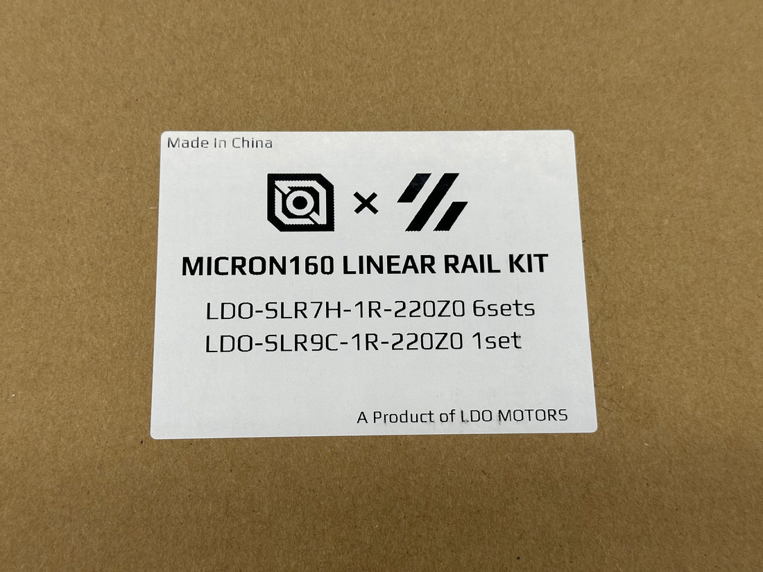 LDO Micron 160/180 stainless steel Rail Kit